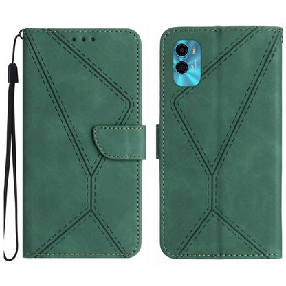 Stitching Embossed Leather Phone Case, For Motorola Moto E22 / E22i 4G, For Motorola Moto E22S / G22 4G, For Motorola Moto G52J, For Motorola Moto G Stylus 5G 2022