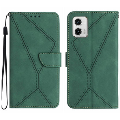 Stitching Embossed Leather Phone Case, For Motorola Moto G73 5G, For Motorola Moto G 5G 2023, For Motorola Moto G Play 2023, For Motorola Moto G72 4G