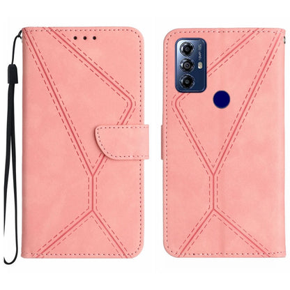 Stitching Embossed Leather Phone Case, For Motorola Moto G73 5G, For Motorola Moto G 5G 2023, For Motorola Moto G Play 2023, For Motorola Moto G72 4G
