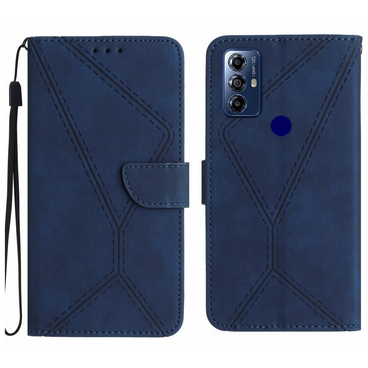 Stitching Embossed Leather Phone Case, For Motorola Moto G73 5G, For Motorola Moto G 5G 2023, For Motorola Moto G Play 2023, For Motorola Moto G72 4G