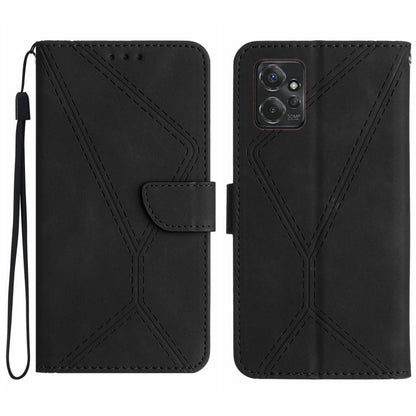 Stitching Embossed Leather Phone Case, For Motorola Edge 40 Neo, For Motorola Moto G14, For Motorola Edge 40, For Motorola Moto G Power 2023