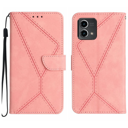 Stitching Embossed Leather Phone Case, For Motorola Edge 40, For Motorola Moto G Power 2023, For Motorola Moto G Stylus 5G 2023, For Motorola Edge 40 Pro 5G