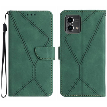 Stitching Embossed Leather Phone Case, For Motorola Edge 40, For Motorola Moto G Power 2023, For Motorola Moto G Stylus 5G 2023, For Motorola Edge 40 Pro 5G