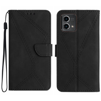 Stitching Embossed Leather Phone Case, For Motorola Edge 40, For Motorola Moto G Power 2023, For Motorola Moto G Stylus 5G 2023, For Motorola Edge 40 Pro 5G