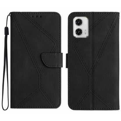 Stitching Embossed Leather Phone Case, For Moto G53 5G / G23 / G13 4G, For Motorola Moto E13 4G, For Motorola Moto G73 5G, For Motorola Moto G 5G 2023