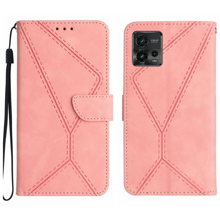 Stitching Embossed Leather Phone Case, For Motorola Moto G73 5G, For Motorola Moto G 5G 2023, For Motorola Moto G Play 2023, For Motorola Moto G72 4G