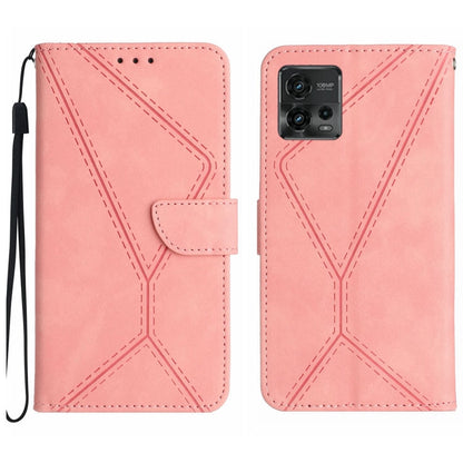 Stitching Embossed Leather Phone Case, For Motorola Moto G Play 2023, For Motorola Moto G72 4G, For Motorola Moto E22 / E22i 4G, For Motorola Moto E22S / G22 4G