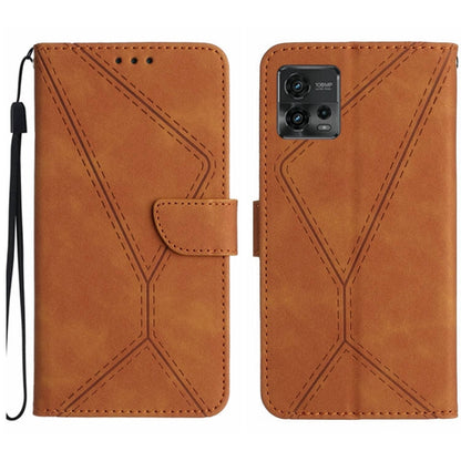 Stitching Embossed Leather Phone Case, For Motorola Moto G73 5G, For Motorola Moto G 5G 2023, For Motorola Moto G Play 2023, For Motorola Moto G72 4G
