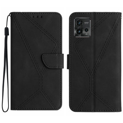 Stitching Embossed Leather Phone Case, For Motorola Moto G73 5G, For Motorola Moto G 5G 2023, For Motorola Moto G Play 2023, For Motorola Moto G72 4G