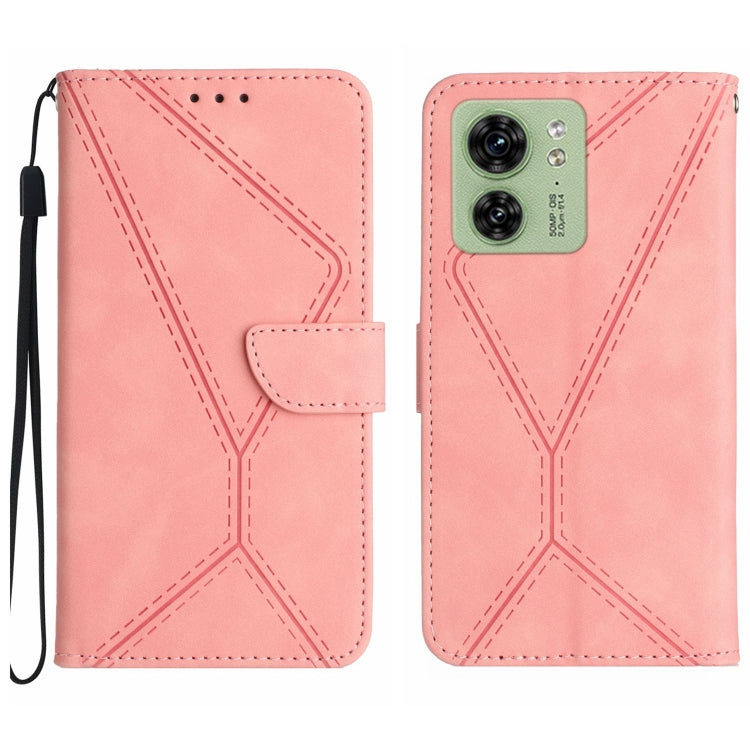 Stitching Embossed Leather Phone Case, For Motorola Edge 40, For Motorola Moto G Power 2023, For Motorola Moto G Stylus 5G 2023, For Motorola Edge 40 Pro 5G