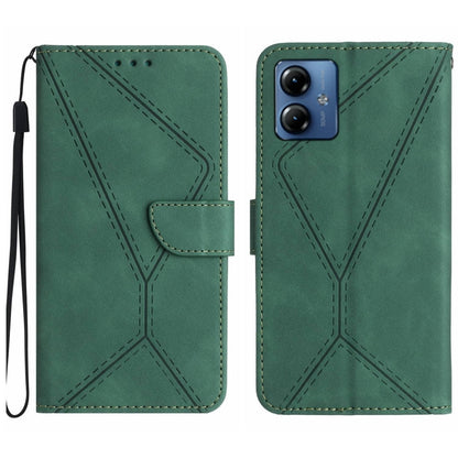 Stitching Embossed Leather Phone Case, For Motorola Moto G Play 5G 2024, For Motorola Moto G Power 5G 2024, For Motorola Moto G84, For Motorola Moto G54