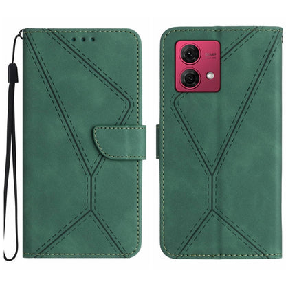 Stitching Embossed Leather Phone Case, For Motorola Moto G Play 5G 2024, For Motorola Moto G Power 5G 2024, For Motorola Moto G84, For Motorola Moto G54