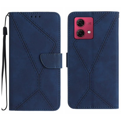 Stitching Embossed Leather Phone Case, For Motorola Moto G Play 5G 2024, For Motorola Moto G Power 5G 2024, For Motorola Moto G84, For Motorola Moto G54