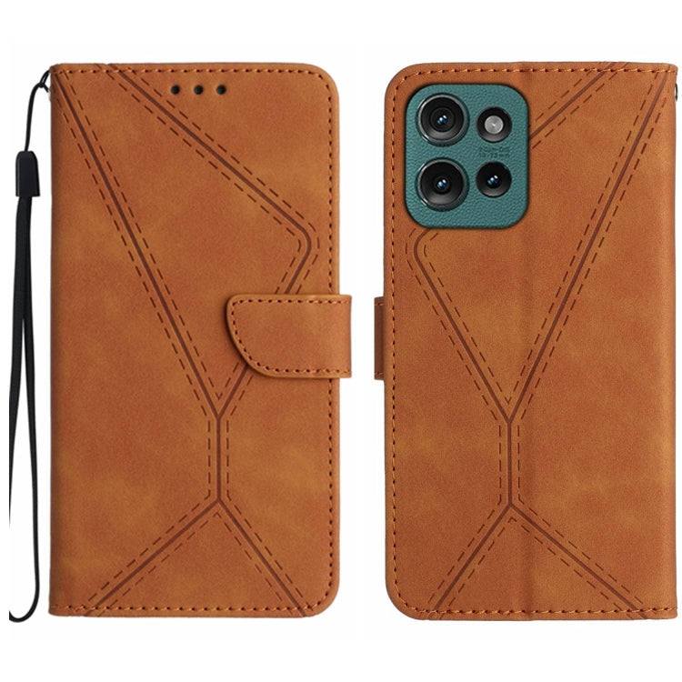 Stitching Embossed Leather Phone Case, For Motorola Moto G45 5G, For Motorola Edge 50 5G, For Motorola Edge 50 Neo, For Motorola Moto E14