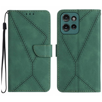 Stitching Embossed Leather Phone Case, For Motorola Moto G Play 2025, For Motorola Moto G75 5G, For Motorola Moto G35 5G, For Motorola Moto G55 5G