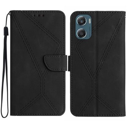 Stitching Embossed Leather Phone Case, For Motorola Edge 60 Neo 5G, For Motorola Moto G06 4G, For Motorola Moto G86 5G, For Motorola Moto G56 5G