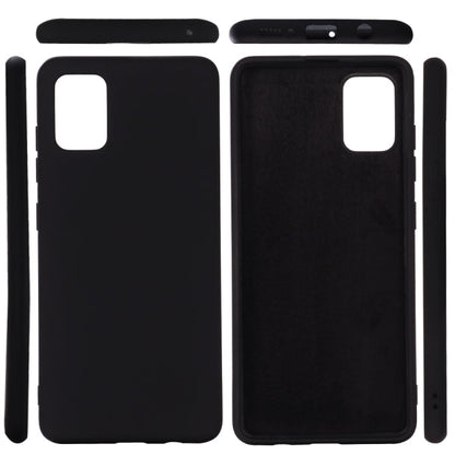 Solid Color Liquid Silicone Shockproof Full Coverage Protective Case, For Samsung Galaxy A51 5G