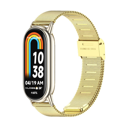 Mijobs Milan Buckle Metal Stainless Steel Watch Band, For Xiaomi Smart Band 10 / 9 / 8