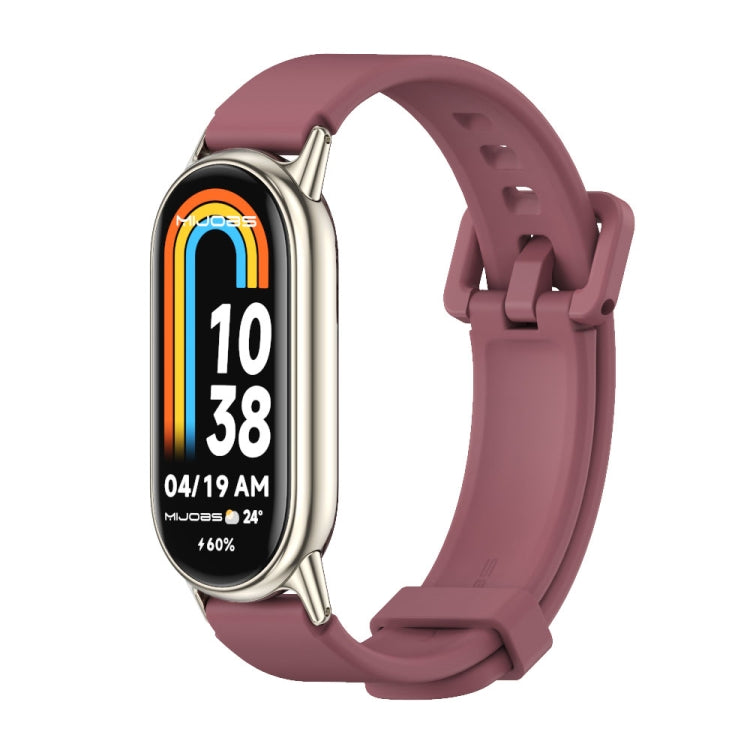 Mijobs Silicone Breathable Watch Band, For Xiaomi Smart Band 10 / 9 / 8