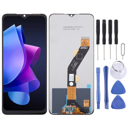 For Tecno Pop 7 Pro / Itel P40 BF7 OEM LCD Screen with Digitizer Full Assembly, For Tecno Spark Go 2023, For Tecno Pop 7 Pro / Itel P40 BF7