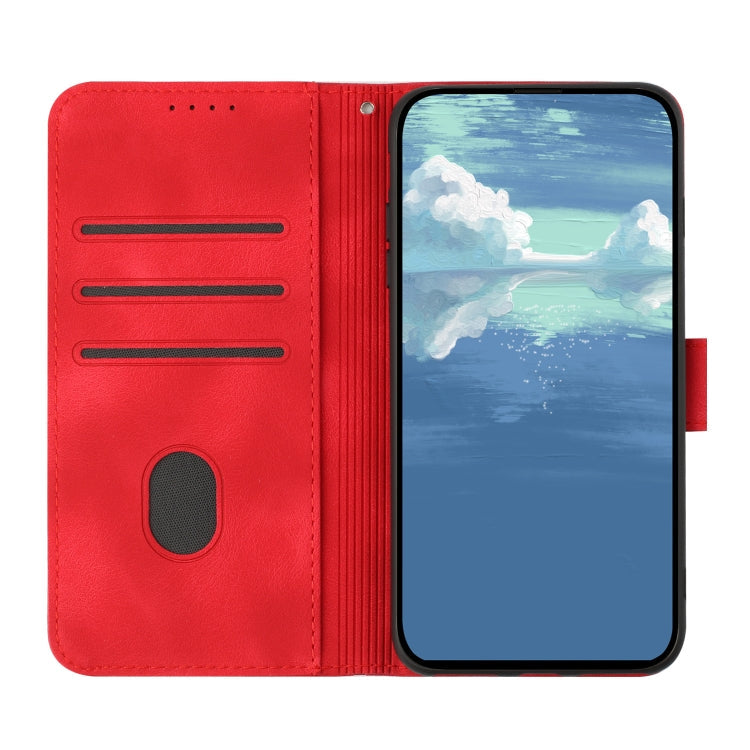 Line Pattern Skin Feel Leather Phone Case, For Huawei P20 Pro, For Huawei P20 lite, For Huawei P smart 2018/Enjoy 7S, For Huawei Mate 10 Lite/Maimang 6