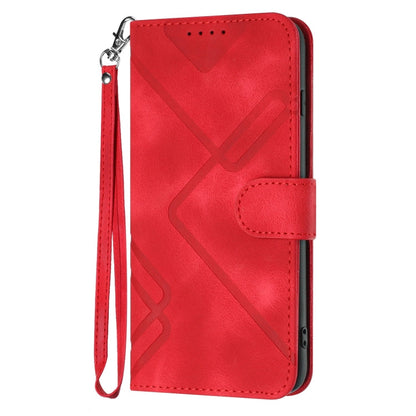 Line Pattern Skin Feel Leather Phone Case, For Huawei Enjoy 70, For Huawei P60 / P60 Pro, For Huawei Enjoy 50 Pro / nova Y90, For Huawei Enjoy 50 / nova Y70