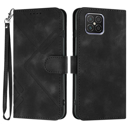 Line Pattern Skin Feel Leather Phone Case, For Huawei nova 8 SE, For Huawei Y5 2019, For Huawei Y6 2019, For Huawei P30 lite/nova 4e