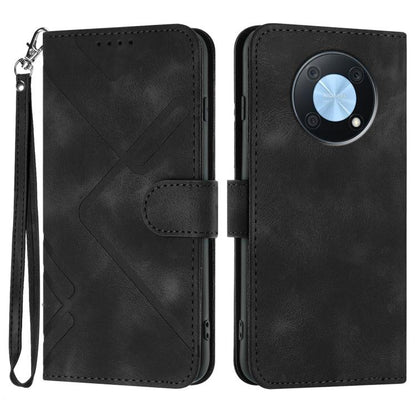 Line Pattern Skin Feel Leather Phone Case, For Huawei Enjoy 70, For Huawei P60 / P60 Pro, For Huawei Enjoy 50 Pro / nova Y90, For Huawei Enjoy 50 / nova Y70