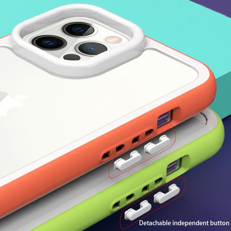 Color Frame 2 in 1 Hollow Cooling Phone Case, For iPhone 14 Pro Max, For iPhone 13
