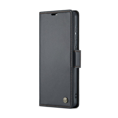 CaseMe 023 Butterfly Buckle Litchi Texture RFID Anti-theft Leather Phone Case, For Samsung Galaxy A73 5G, For Samsung Galaxy A33 5G, For Samsung Galaxy S22 Ultra 5G, For Samsung Galaxy S22+ 5G