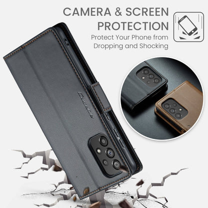 CaseMe 023 Butterfly Buckle Litchi Texture RFID Anti-theft Leather Phone Case, For Samsung Galaxy A73 5G, For Samsung Galaxy A33 5G, For Samsung Galaxy S22 Ultra 5G, For Samsung Galaxy S22+ 5G
