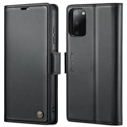CaseMe 023 Butterfly Buckle Litchi Texture RFID Anti-theft Leather Phone Case, For Samsung Galaxy S20, For Samsung Galaxy S20+, For Samsung Galaxy A71 4G, For Samsung Galaxy A51 4G/M40s