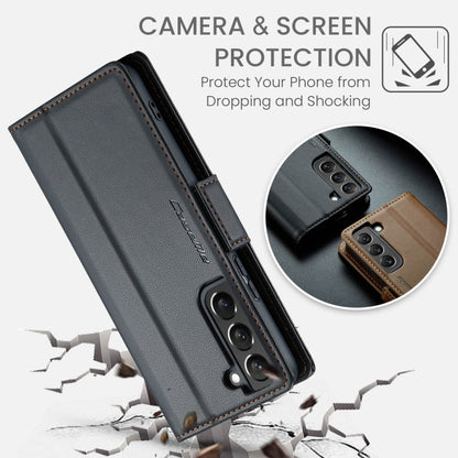 CaseMe 023 Butterfly Buckle Litchi Texture RFID Anti-theft Leather Phone Case, For Samsung Galaxy S22 5G, For Samsung Galaxy A32 5G / M32 5G, For Samsung Galaxy A52/A52s 5G, For Samsung Galaxy A22 5G