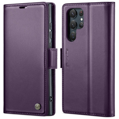 CaseMe 023 Butterfly Buckle Litchi Texture RFID Anti-theft Leather Phone Case, For Samsung Galaxy A73 5G, For Samsung Galaxy A33 5G, For Samsung Galaxy S22 Ultra 5G, For Samsung Galaxy S22+ 5G