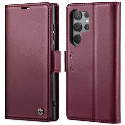 CaseMe 023 Butterfly Buckle Litchi Texture RFID Anti-theft Leather Phone Case, For Samsung Galaxy A54 5G, For Samsung Galaxy S23 Ultra 5G, For Samsung Galaxy S23+ 5G, For Samsung Galaxy S23 5G