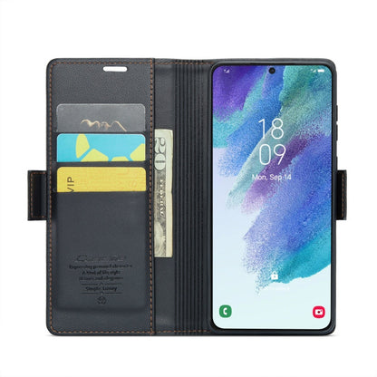 CaseMe 023 Butterfly Buckle Litchi Texture RFID Anti-theft Leather Phone Case, For Samsung Galaxy S21 FE 5G, For Samsung Galaxy A72, For Samsung Galaxy A53, For Samsung Galaxy S21 5G
