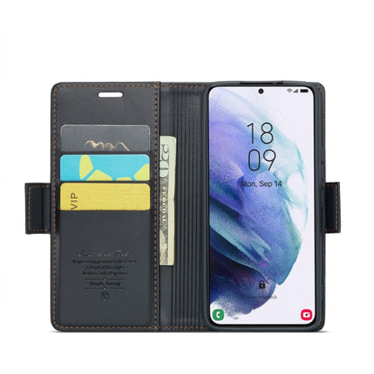 CaseMe 023 Butterfly Buckle Litchi Texture RFID Anti-theft Leather Phone Case, For Samsung Galaxy S21+ 5G, For Samsung Galaxy S21 Ultra 5G, For Samsung Galaxy Note20 Ultra, For Samsung Galaxy S20 Ultra