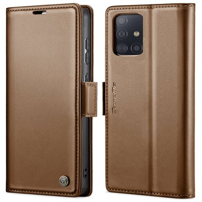 CaseMe 023 Butterfly Buckle Litchi Texture RFID Anti-theft Leather Phone Case, For Samsung Galaxy S20, For Samsung Galaxy S20+, For Samsung Galaxy A71 4G, For Samsung Galaxy A51 4G/M40s