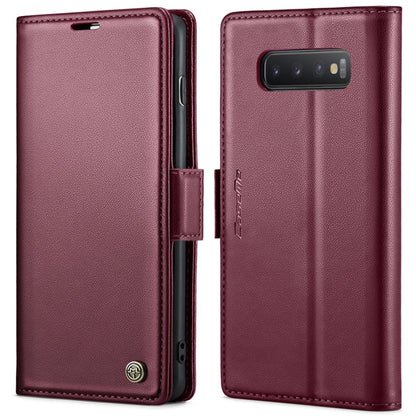 CaseMe 023 Butterfly Buckle Litchi Texture RFID Anti-theft Leather Phone Case, For Samsung Galaxy A40, For Samsung Galaxy S10+, For Samsung Galaxy S10