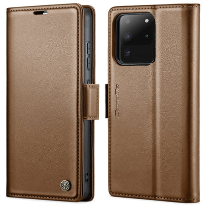 CaseMe 023 Butterfly Buckle Litchi Texture RFID Anti-theft Leather Phone Case, For Samsung Galaxy S21+ 5G, For Samsung Galaxy S21 Ultra 5G, For Samsung Galaxy Note20 Ultra, For Samsung Galaxy S20 Ultra