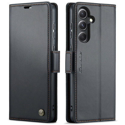 CaseMe 023 Butterfly Buckle Litchi Texture RFID Anti-theft Leather Phone Case, For Samsung Galaxy S23 FE 5G, For Samsung Galaxy A24 4G, For Samsung Galaxy A14 4G/5G, For Samsung Galaxy A34 5G