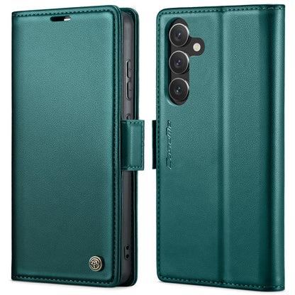 CaseMe 023 Butterfly Buckle Litchi Texture RFID Anti-theft Leather Phone Case, For Samsung Galaxy S24+, For Samsung Galaxy S24, For Samsung Galaxy A05s, For Samsung Galaxy A25 5G
