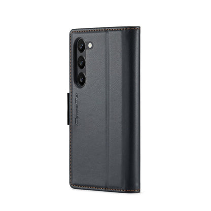 CaseMe 023 Butterfly Buckle Litchi Texture RFID Anti-theft Leather Phone Case, For Samsung Galaxy S24+, For Samsung Galaxy S24, For Samsung Galaxy A05s, For Samsung Galaxy A25 5G