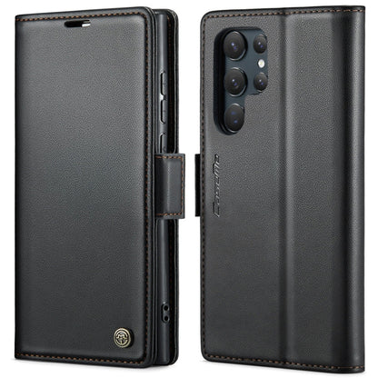 CaseMe 023 Butterfly Buckle Litchi Texture RFID Anti-theft Leather Phone Case, For Samsung Galaxy A15 4G/5G, For Samsung Galaxy A55, For Samsung Galaxy A35 5G, For Samsung Galaxy S24 Ultra