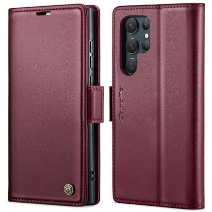 CaseMe 023 Butterfly Buckle Litchi Texture RFID Anti-theft Leather Phone Case, For Samsung Galaxy A15 4G/5G, For Samsung Galaxy A55, For Samsung Galaxy A35 5G, For Samsung Galaxy S24 Ultra