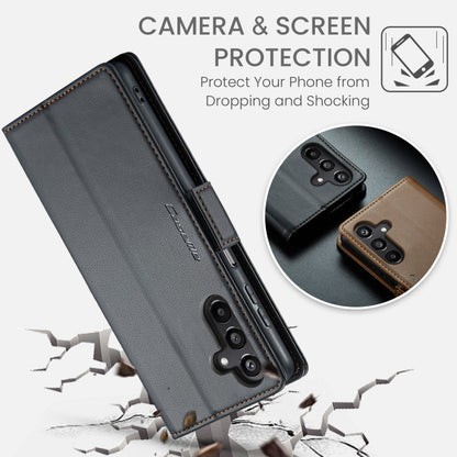 CaseMe 023 Butterfly Buckle Litchi Texture RFID Anti-theft Leather Phone Case, For Samsung Galaxy A15 4G/5G, For Samsung Galaxy A55, For Samsung Galaxy A35 5G, For Samsung Galaxy S24 Ultra
