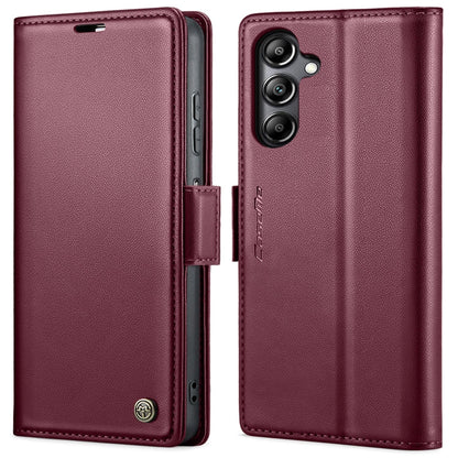 CaseMe 023 Butterfly Buckle Litchi Texture RFID Anti-theft Leather Phone Case, For Samsung Galaxy S24+, For Samsung Galaxy S24, For Samsung Galaxy A05s, For Samsung Galaxy A25 5G