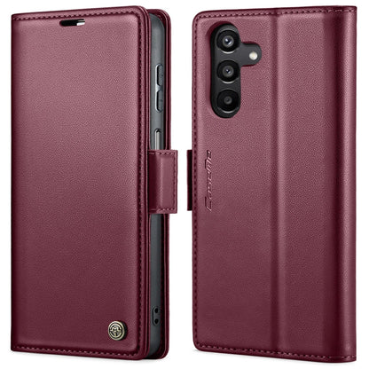 CaseMe 023 Butterfly Buckle Litchi Texture RFID Anti-theft Leather Phone Case, For Samsung Galaxy S24+, For Samsung Galaxy S24, For Samsung Galaxy A05s, For Samsung Galaxy A25 5G
