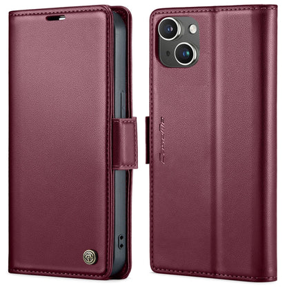 CaseMe 023 Butterfly Buckle Litchi Texture RFID Anti-theft Leather Phone Case, For iPhone 13, For iPhone 13 mini, For iPhone 13 Pro, For iPhone 13 Pro Max