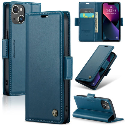 CaseMe 023 Butterfly Buckle Litchi Texture RFID Anti-theft Leather Phone Case, For iPhone 13, For iPhone 13 mini, For iPhone 13 Pro, For iPhone 13 Pro Max